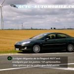Peugeot 407 devant éoliennes