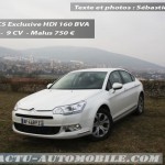 Essai détaillé Citroën C5 Exclusive HDI 160 BVA