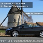 Essai Peugeot 308 CC Feline HDI 140