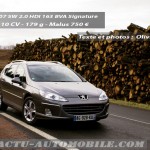 Essai Peugeot 407 SW 2.0 HDI 163 BVA Signature
