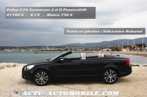Essai Volvo C70 Summum 2.0 D Powershift : un restyling bien visible