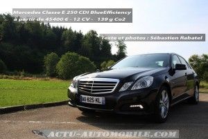 Essai Mercedes Classe E Avantgarde Executive 250 CDI : une référence