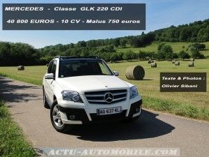 Essai Mercedes Classe GLK 220 CDI  4 MATIC : SUV chic hors des sentiers battus
