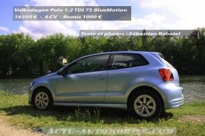 Essai Volkswagen Polo 1.2 TDI BlueMotion : 89 grammes seulement !