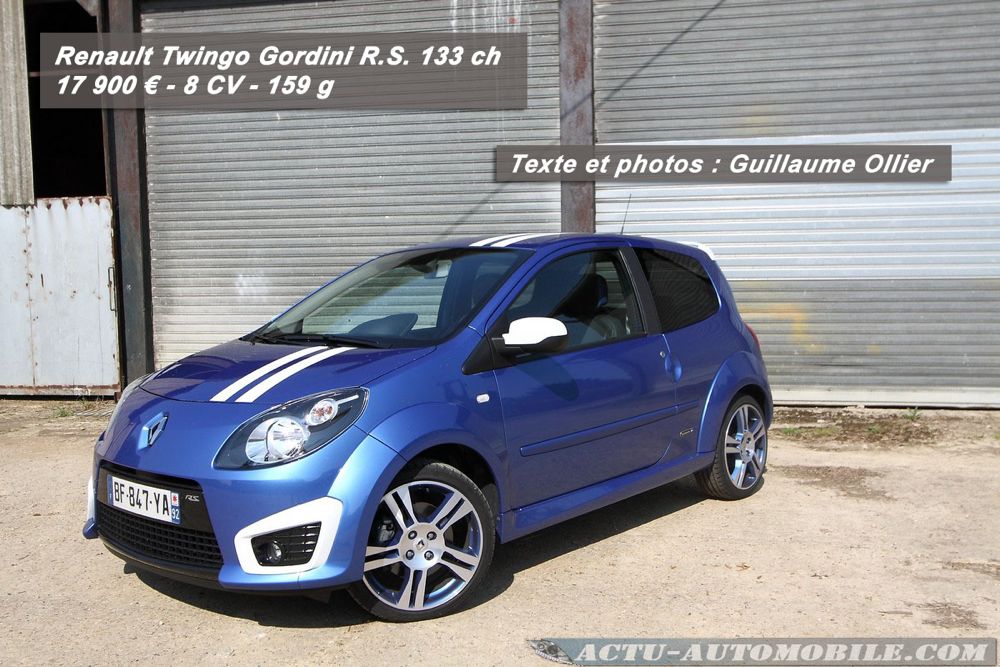 Essai Renault Twingo Gordini R S 1 6 16V 133 Ch