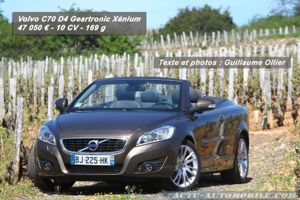 Essai Volvo C70  D4 Geartronic X nium le vrai Coup  