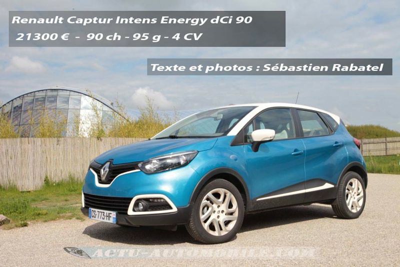 Essai Renault Captur Energy dCi 90 Intens