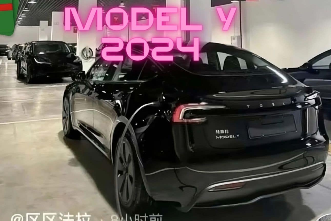 Voici la première photo en fuite de la future Tesla Model Y