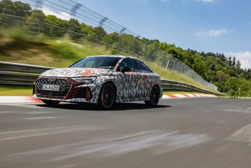 La nouvelle Audi RS3 enregistre un record au Nürburgring