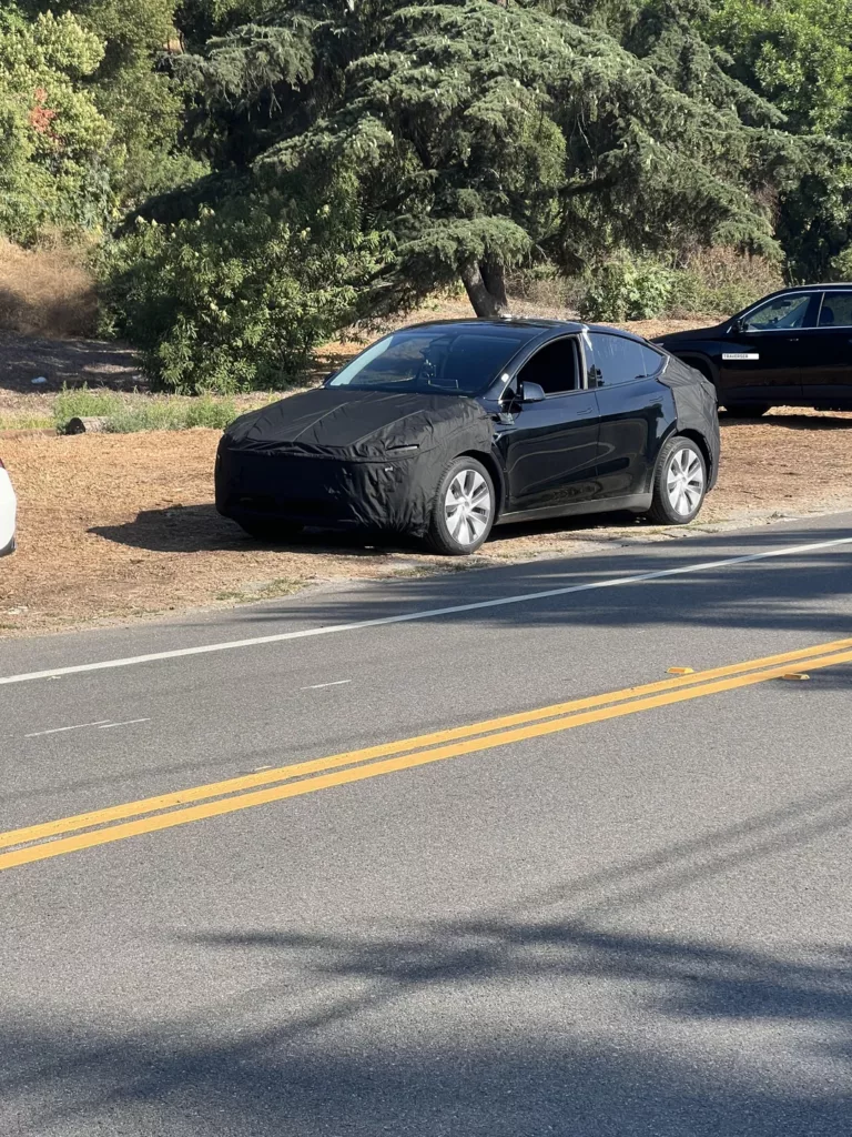 prototype d'essai du Model Y 2025