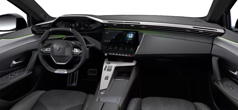 L'intérieur de la Peugeot 408 GT