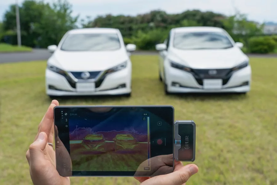 Nissan teste une technologie innovante de peinture rafraîchissante