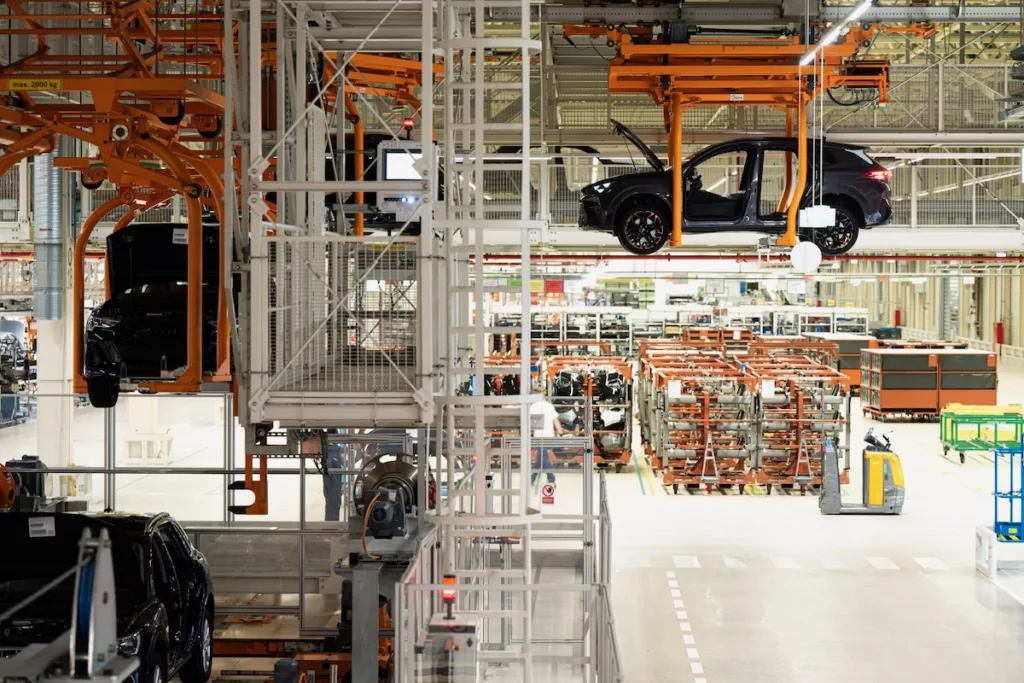 La production du Terramar dans l'usine Audi