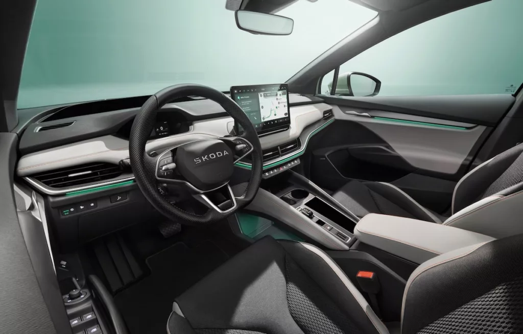 L'intérieur du Skoda Elroq