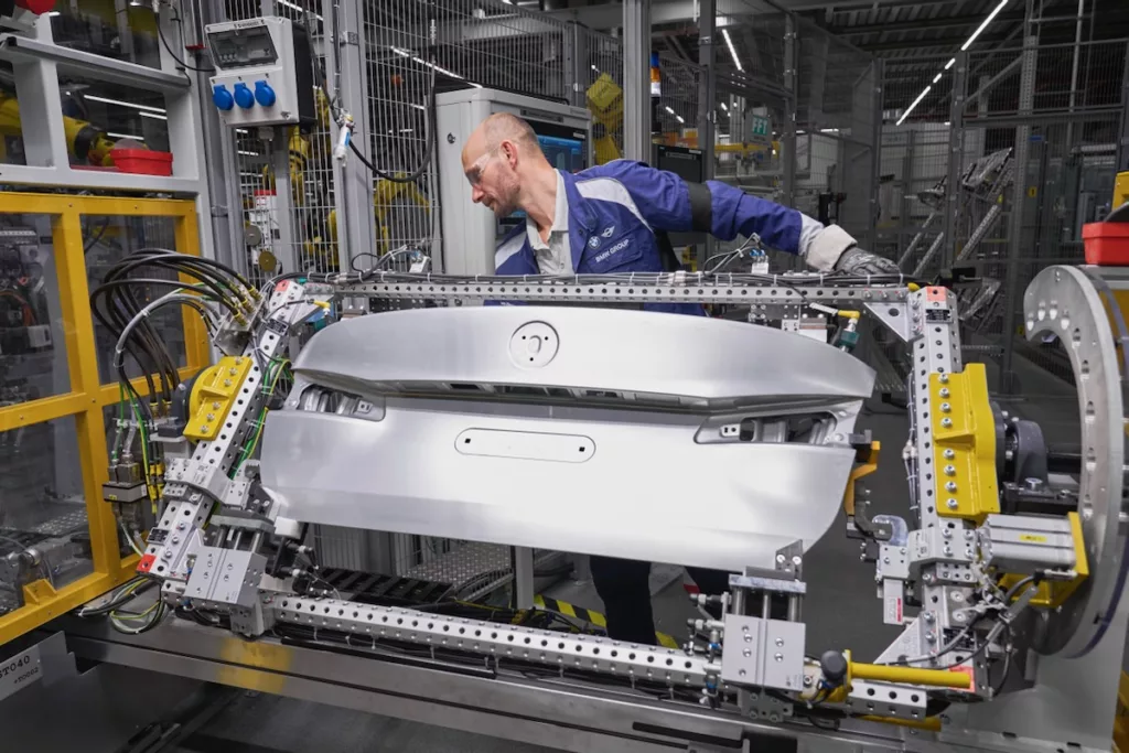 La production actuelle de l'usine BMW de Leipzig