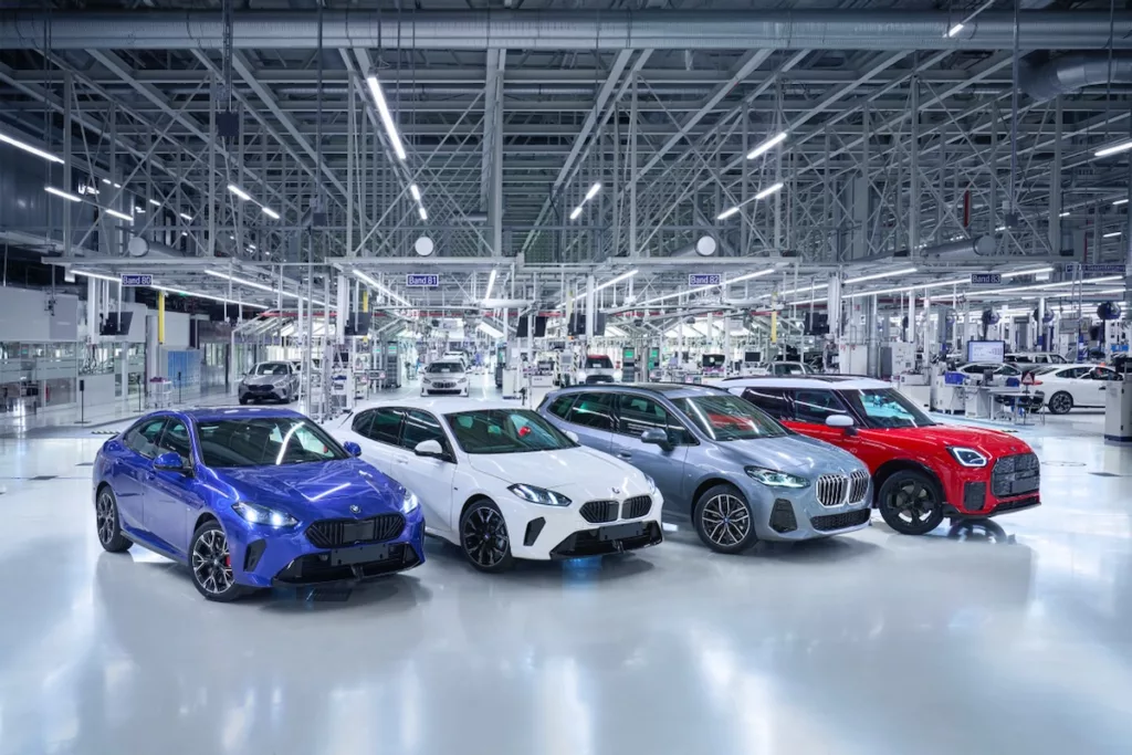 La production actuelle de l'usine BMW de Leipzig