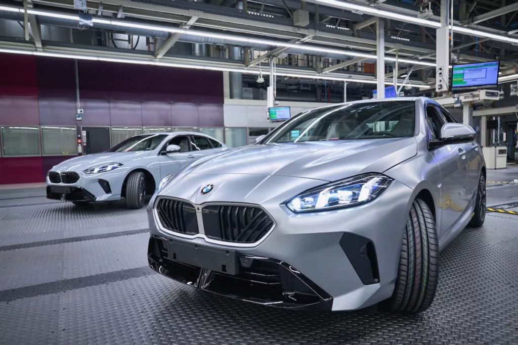 La production actuelle de l'usine BMW de Leipzig