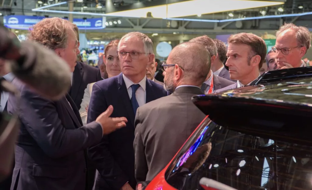 Carlos Tavares au Mondial de l'automobile de Paris 2024